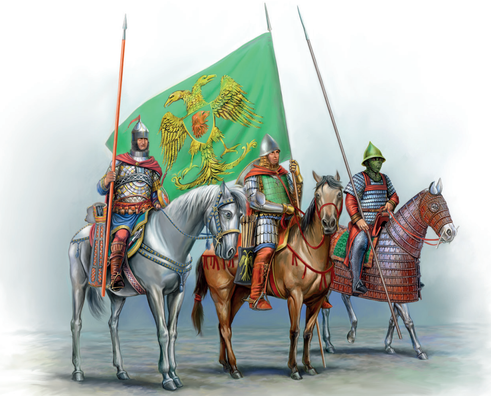拜占庭騎兵在黑暗時代堪稱世界一流，但在中世紀就只能屈居於二流。